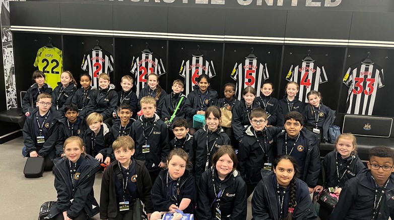 Gosforth Junior High Academy student trip to St James Park