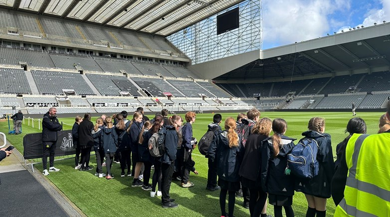 Gosforth Junior High Academy trip to Newcastle United Football Club
