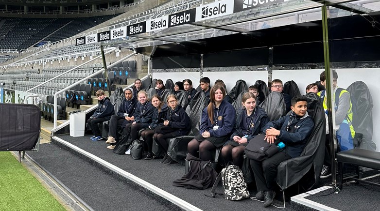 Gosforth Junior High Academy trip to Newcastle United Football Club