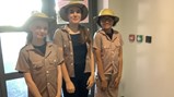 Images of the cast of Madagascar Jr school drama club performance