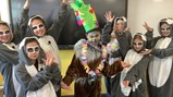 Images of the cast of Madagascar Jr school drama club performance