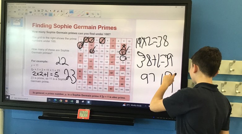 Maths challenges at Gosforth High Academy 