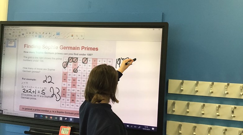 Celebrating Women In Maths Day at Gosforth Junior High Academy 